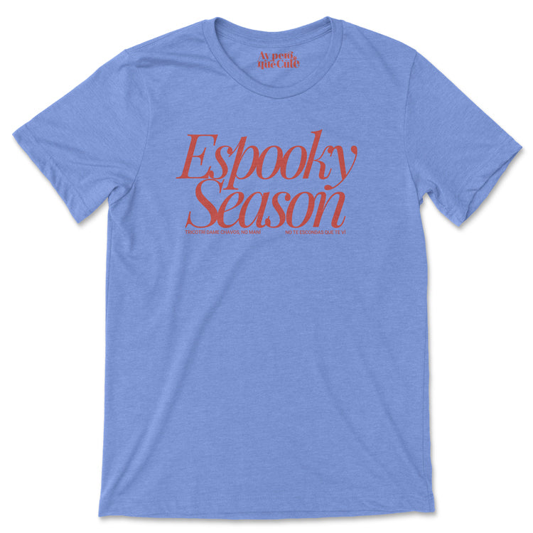 espooky season shirt blue
